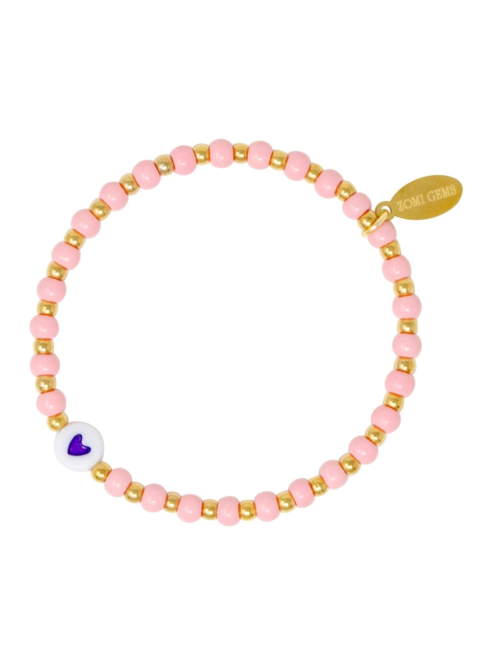 Tiny Daisies & Hearts Bracelet