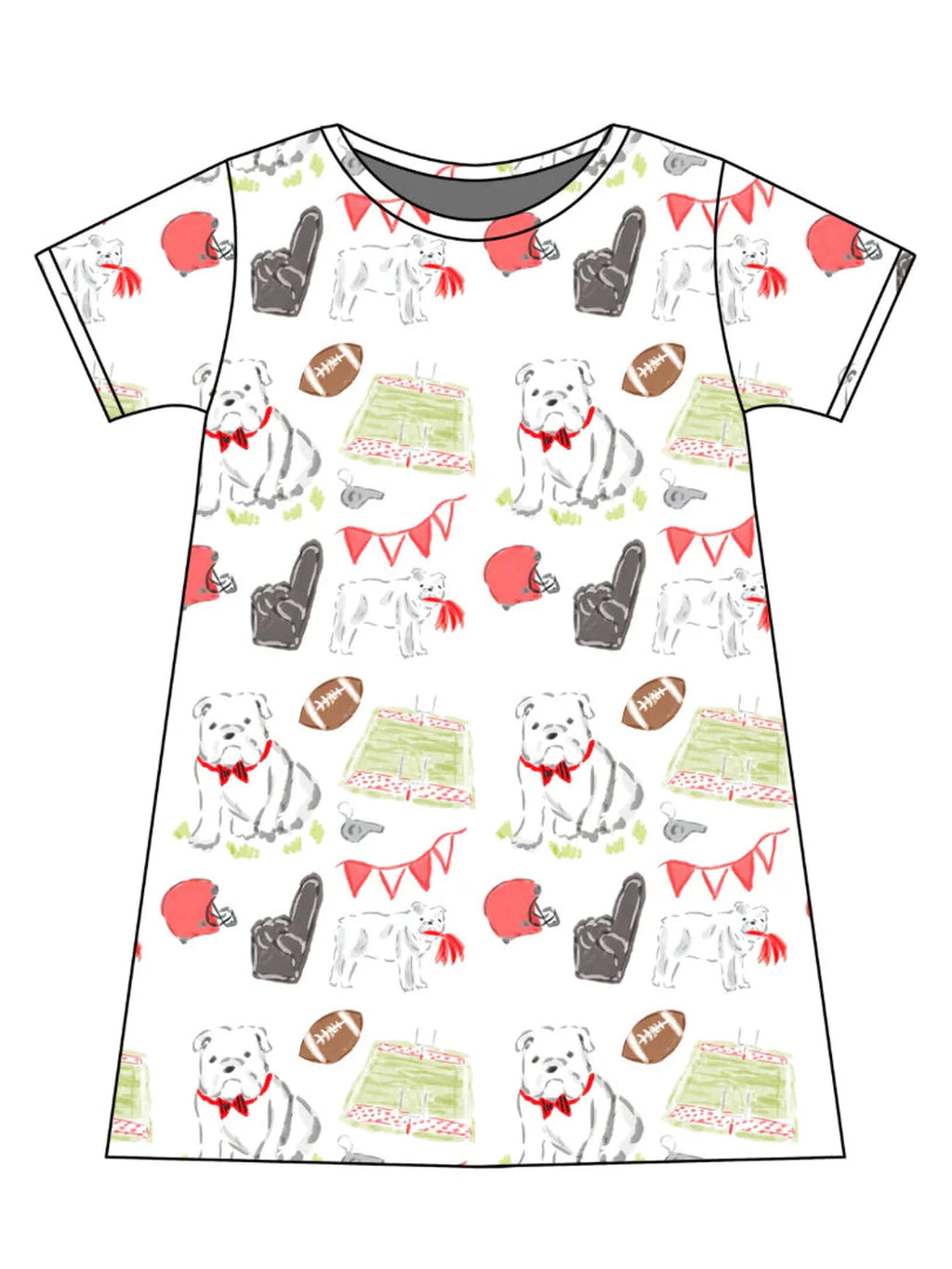 PRE-ORDER Charlotte Play Dress - Game Day Dawgs