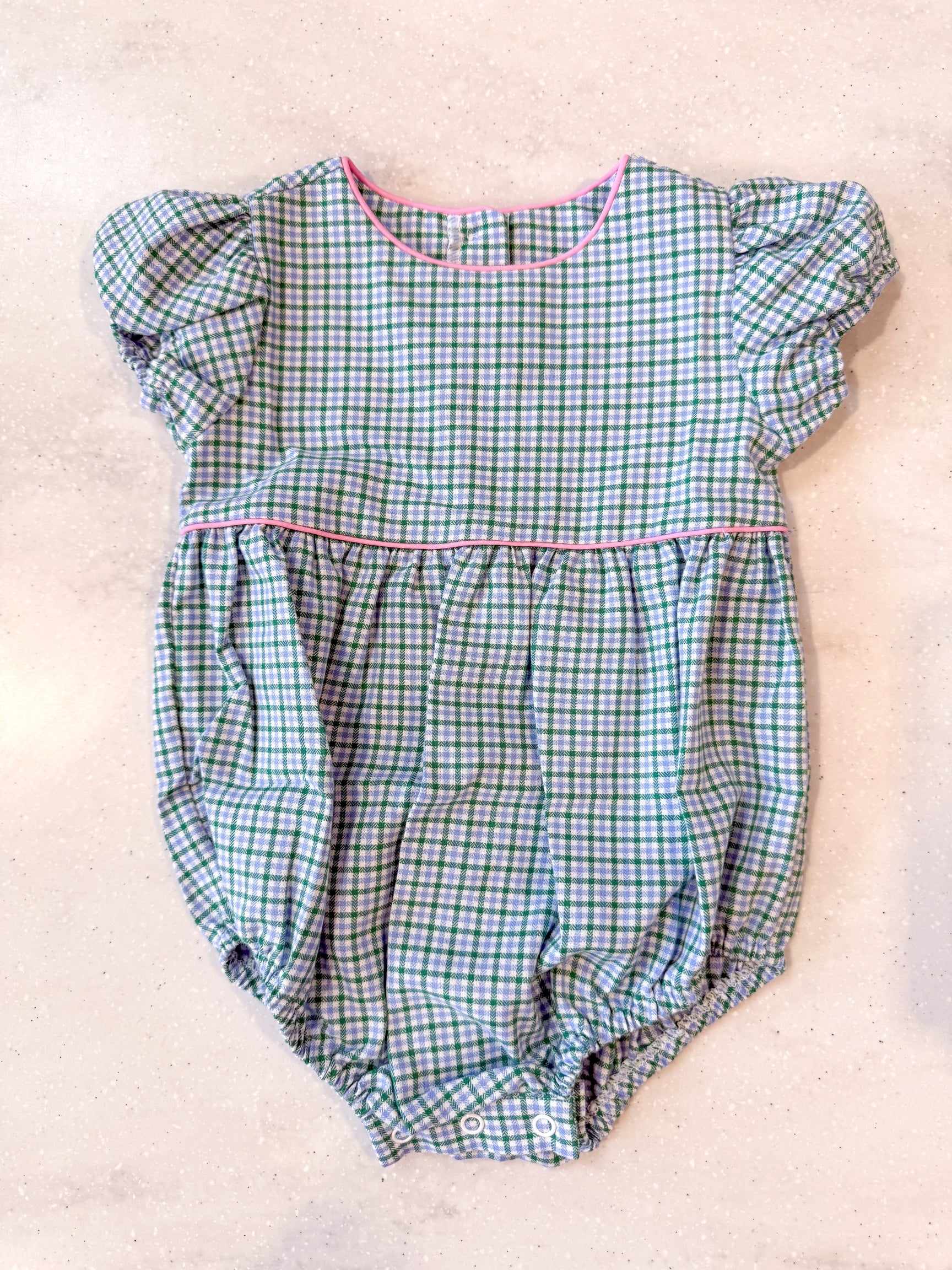 Evergreen Frost Plaid Cary Bubble
