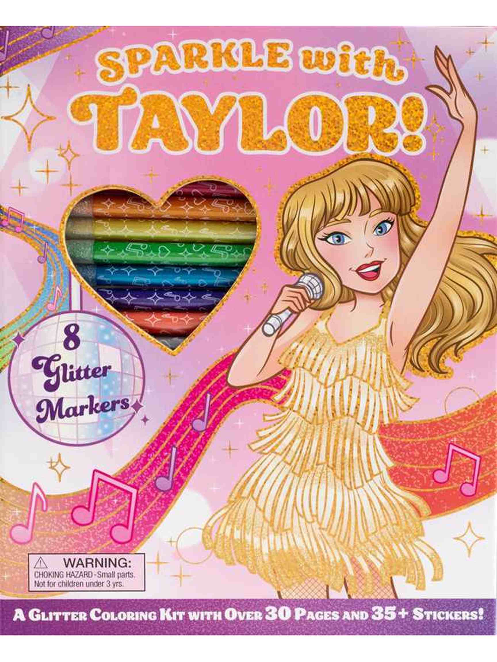 Sparkle with Taylor! A Glitter Coloring Kit