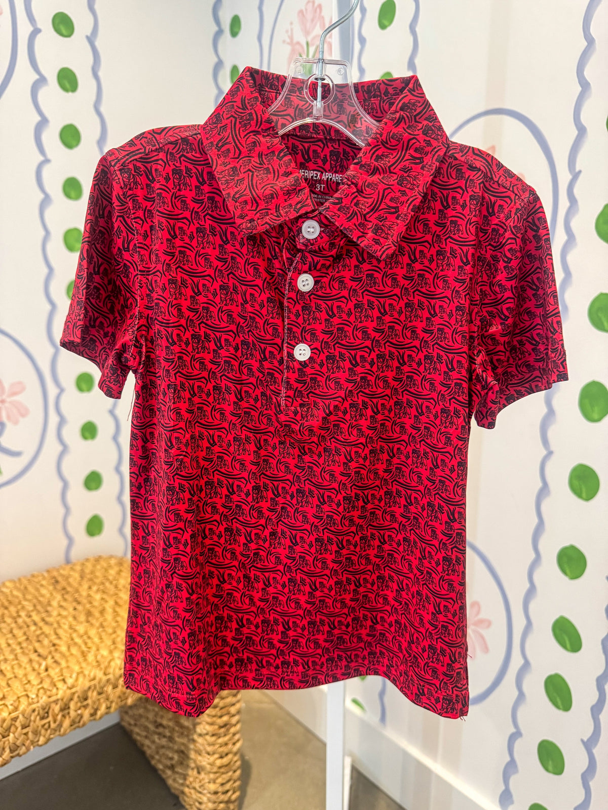 Bulldog Outline Polo