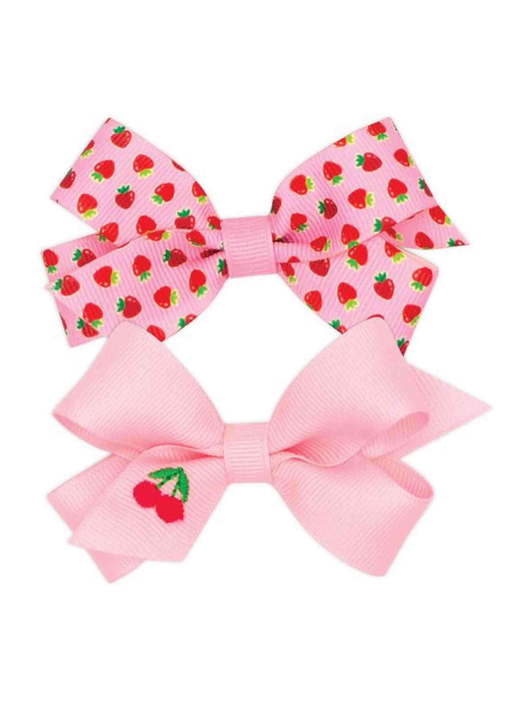 2-Pack Mini Bow Print Grosgrain Bows