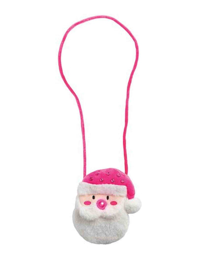 Light up Pink Santa Purse