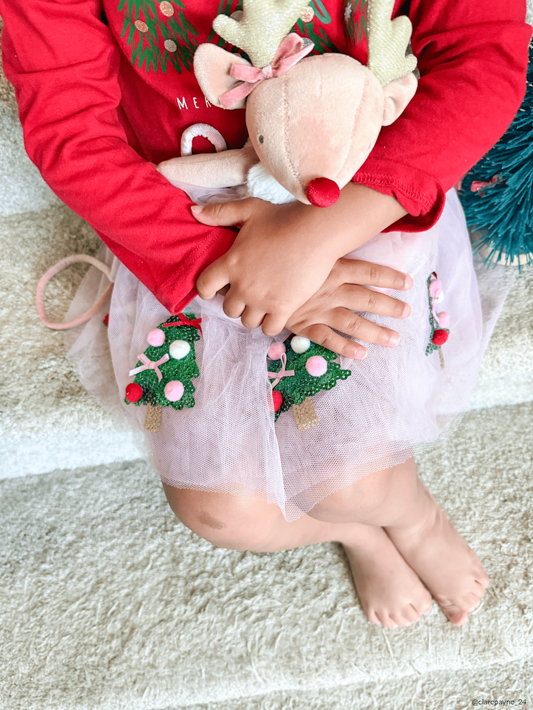Pink Reindeer Purse
