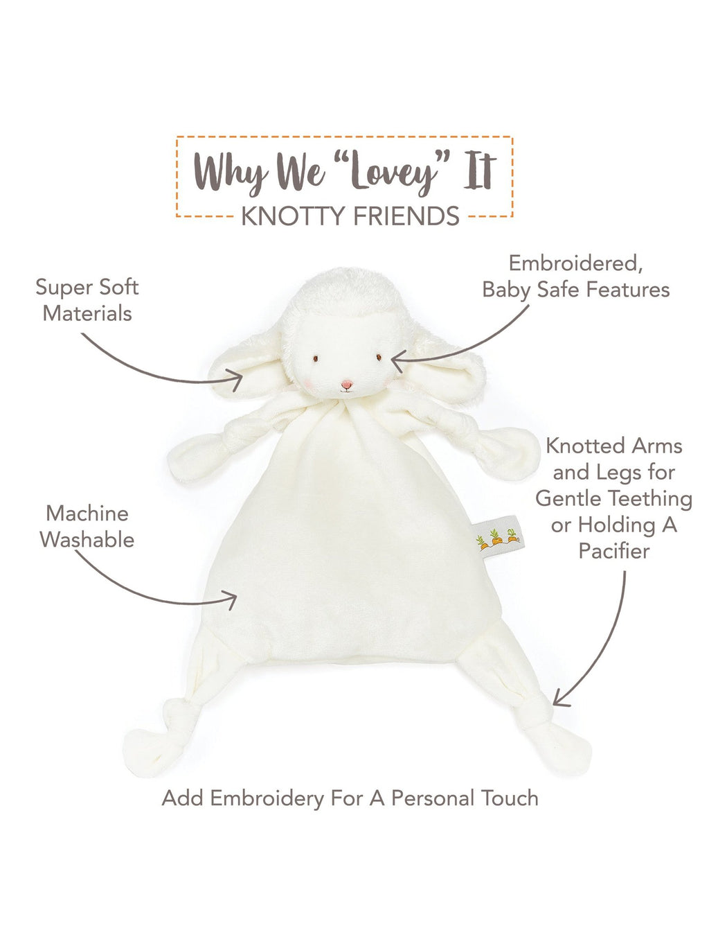 Kiddo the Lamb Knotty Friends