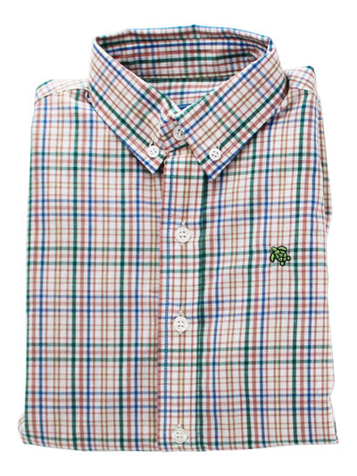 Roscoe Button Down Shirt - Fall/Holiday Prints - Posh Tots Children's Boutique