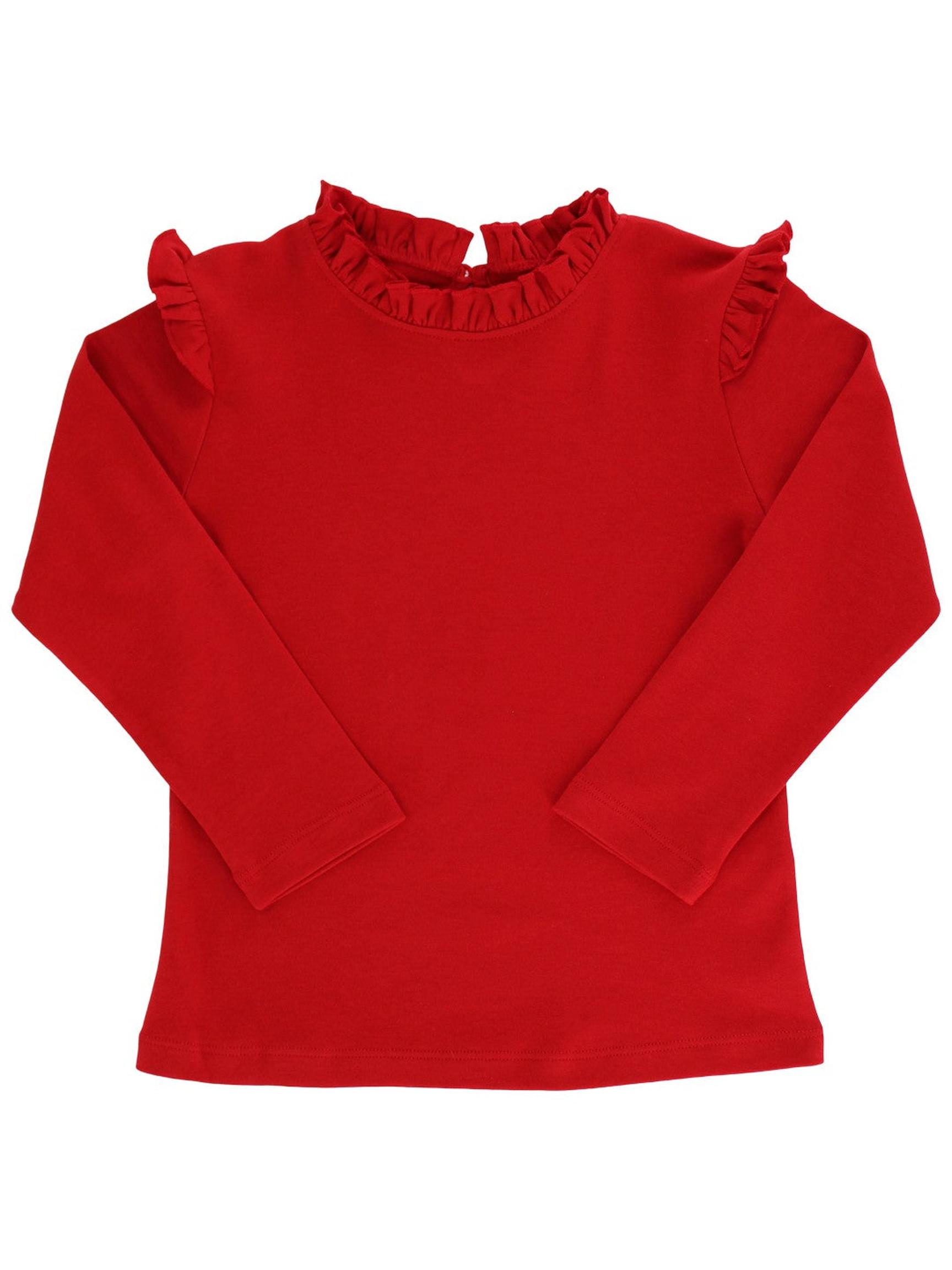 PRE-ORDER Girl's Long Sleeve Top with Ruffle