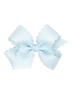 Grosgrain Bow with Eyelet Embossed Edges