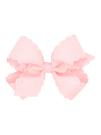 Grosgrain Bow with Eyelet Embossed Edges