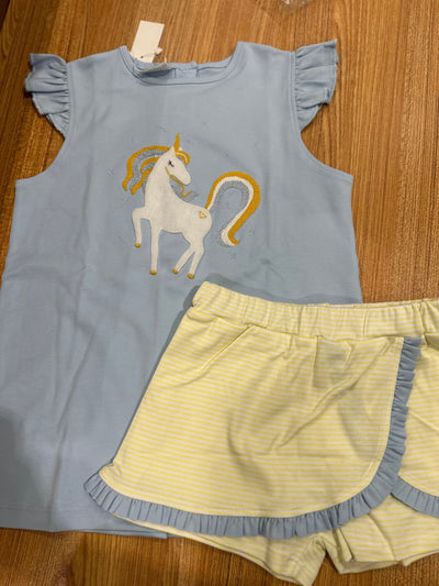 Gilded Unicorn Skort Set