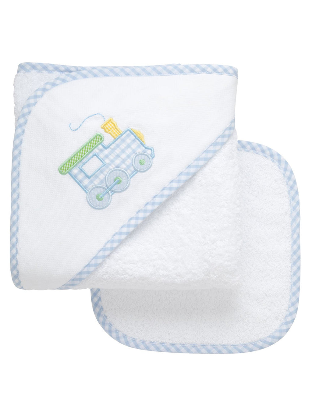 Applique Hooded Towel & Washcloth Set