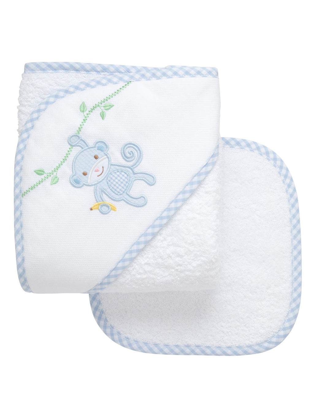 Applique Hooded Towel & Washcloth Set