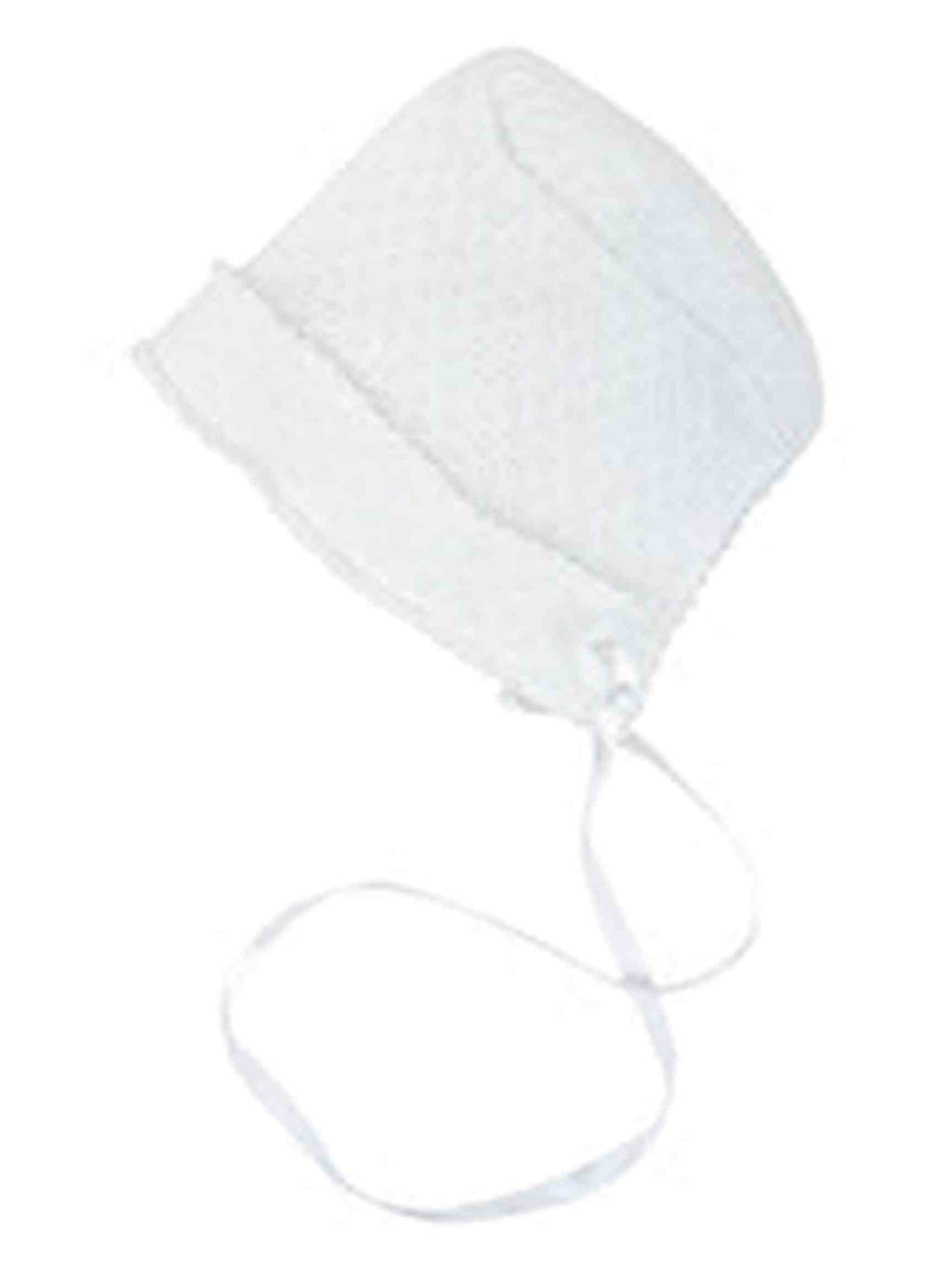 Paty Bonnet with Ribbon Tie - Posh Tots Children's Boutique
