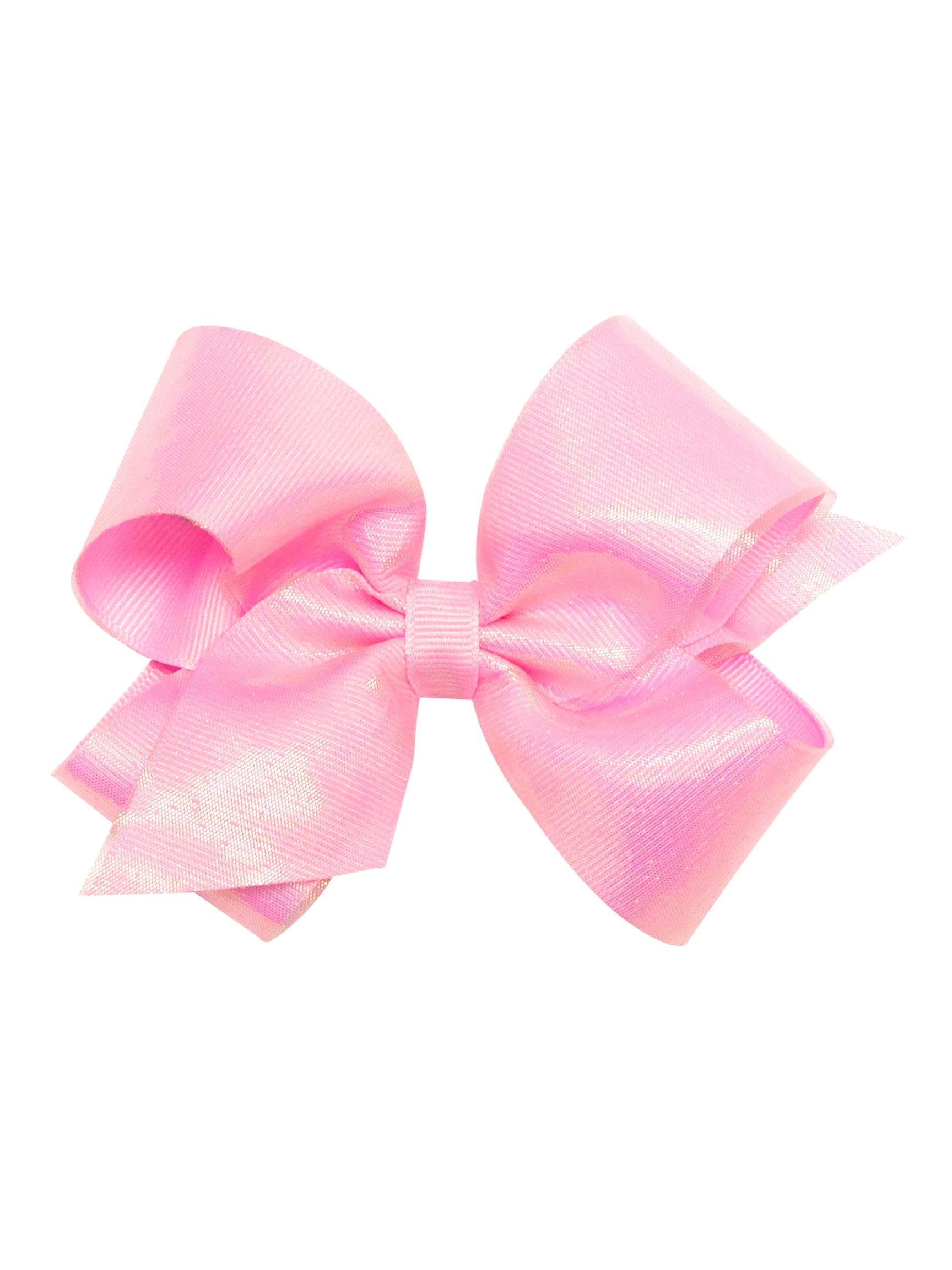 Sheer Grosgrain Overlay Bow