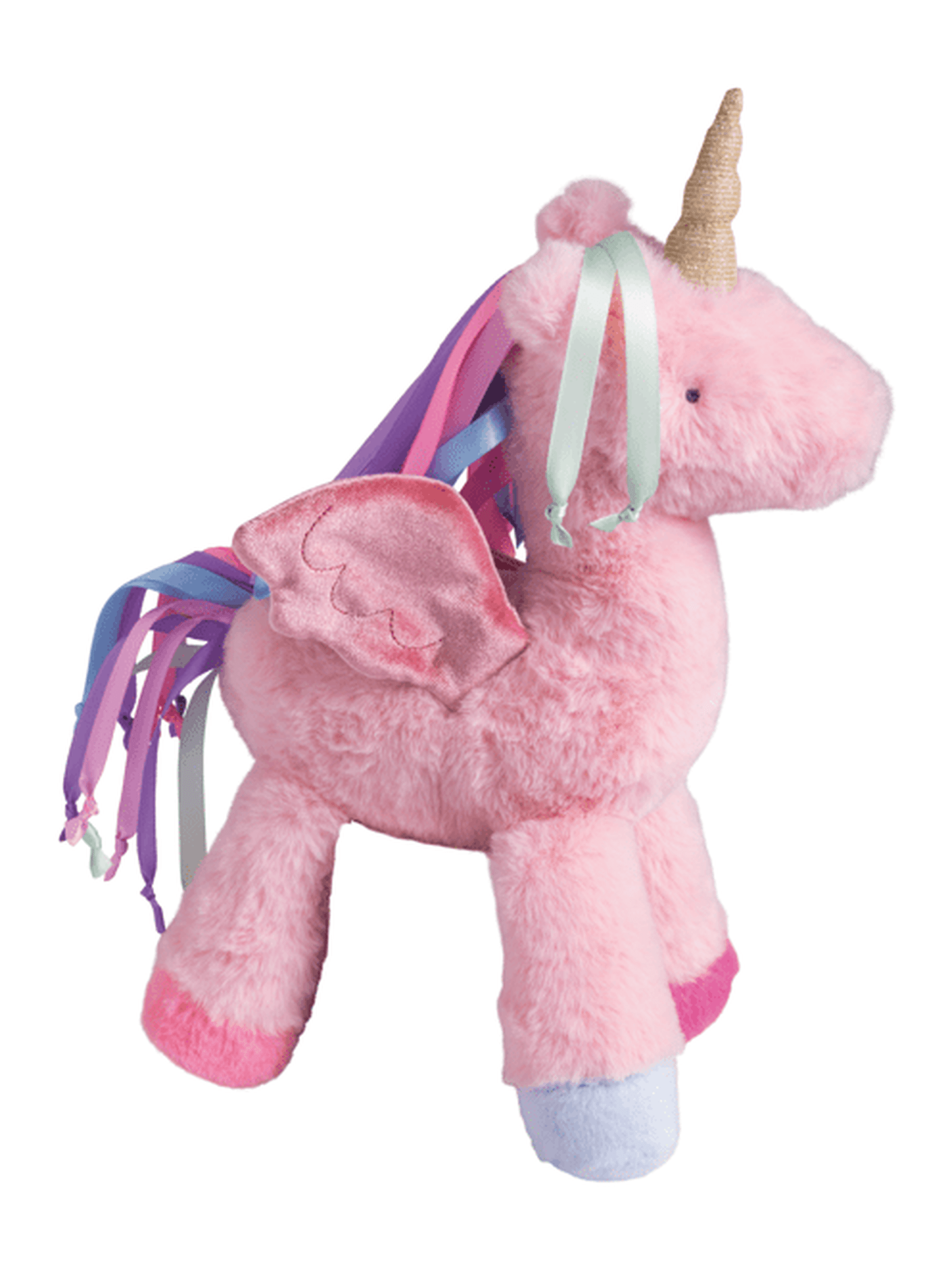 Pink Pegasus Ribbon Plush
