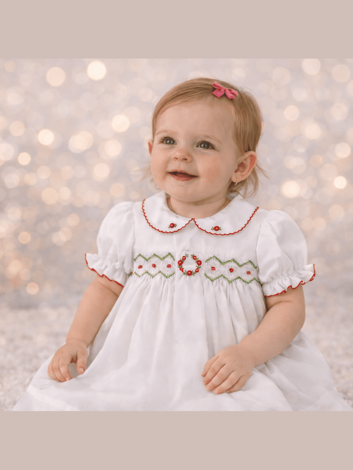 Noelle Smocked Christmas Dress Set