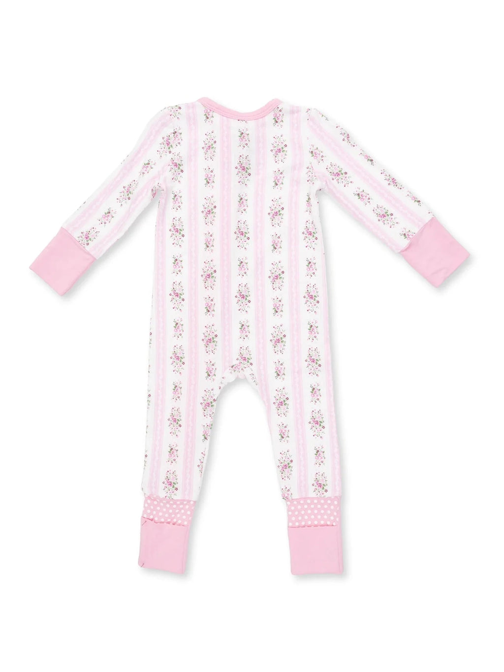 Bella Rose Stripe - Convertible Romper