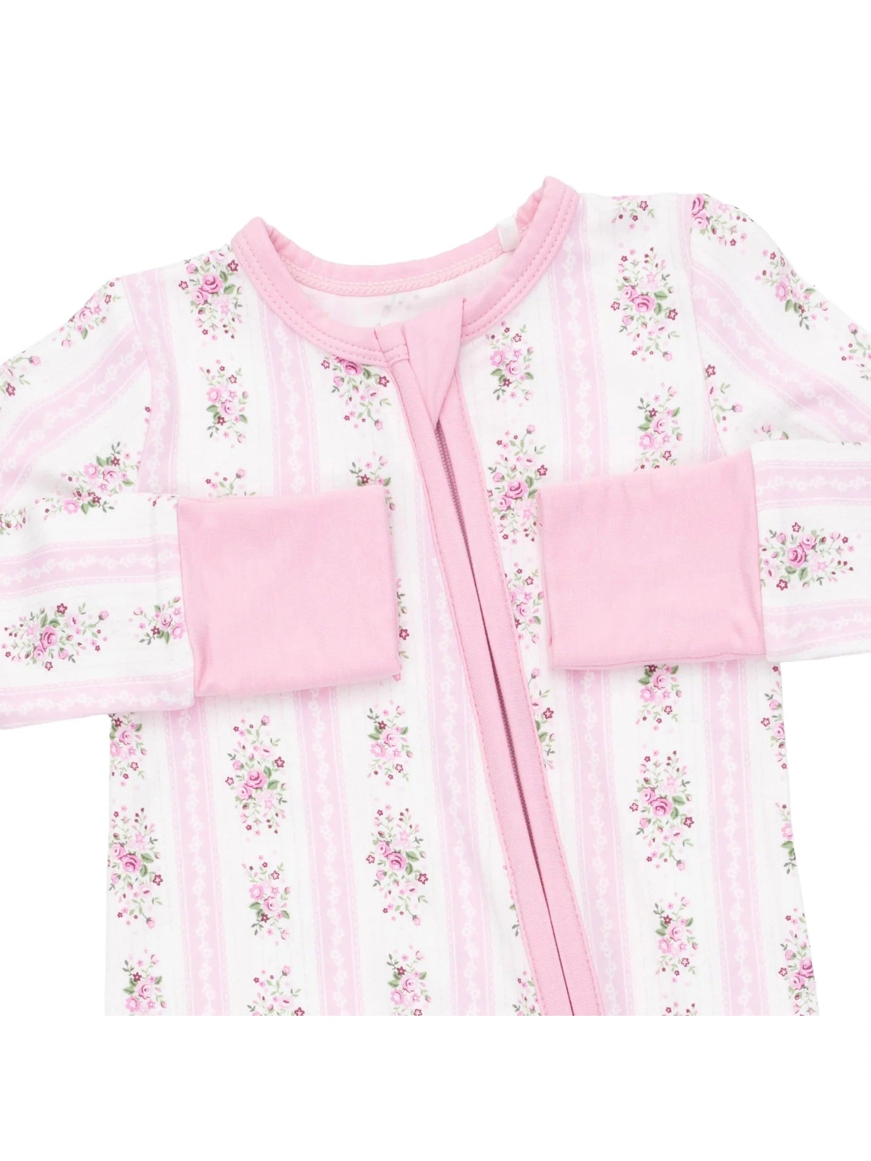 Bella Rose Stripe - Convertible Romper