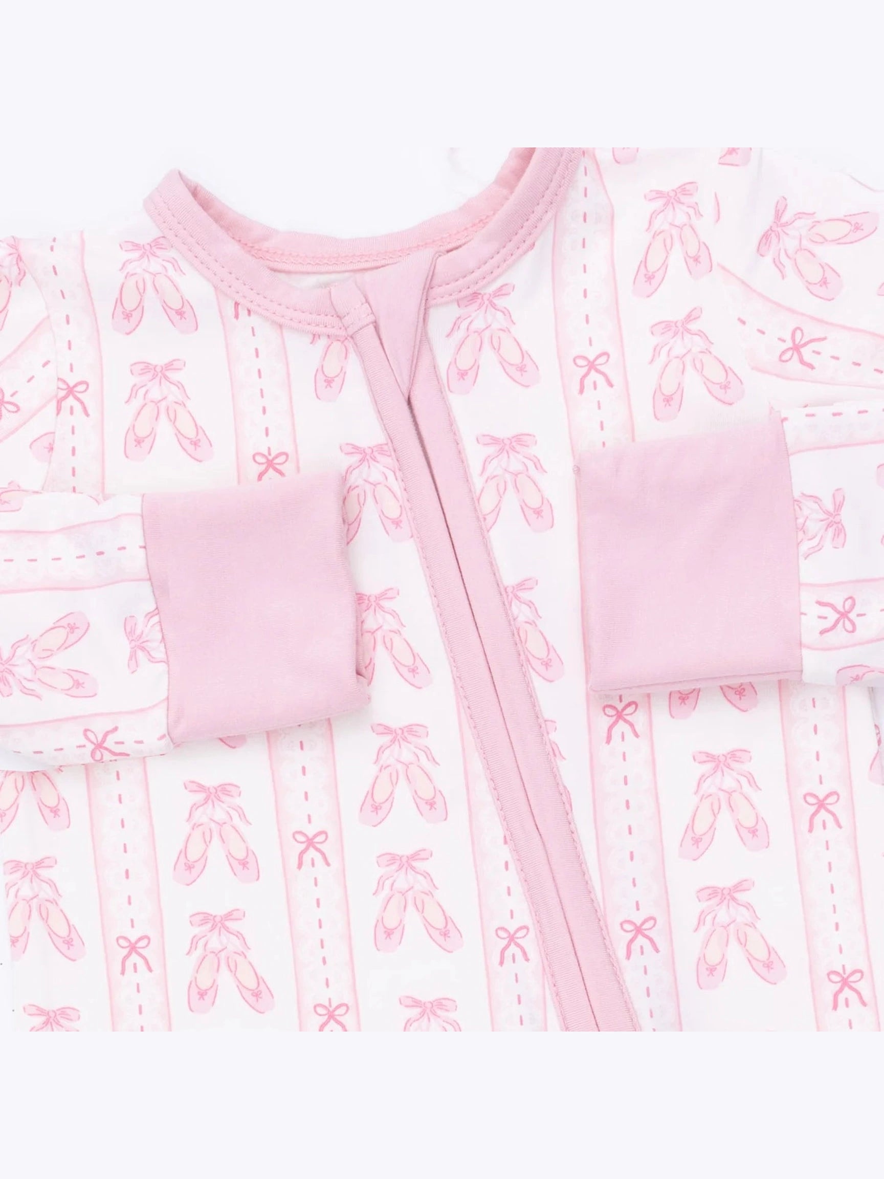 Ballet Shoes Ribbon Stripe - Convertible Romper