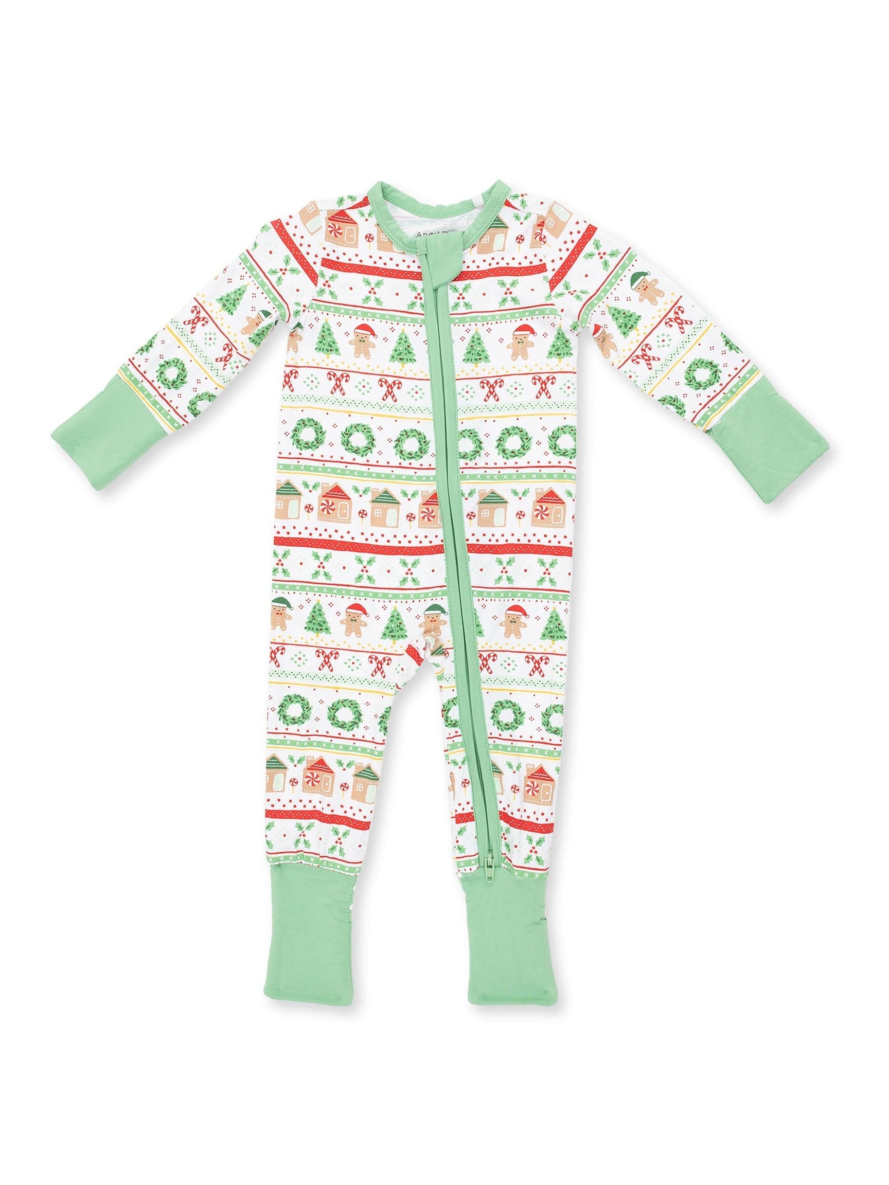 Gingerbread Fair Isle Unisex - Convertible Romper
