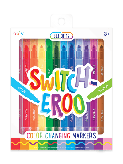 Switch-Eroo Color Changing Markers - Set of 12 - Posh Tots Children's Boutique
