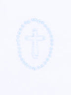 Blessed Embroidered Receiving Blanket - Posh Tots Children's Boutique