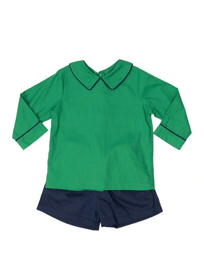 Browning Shorts Set - Green w/ Navy