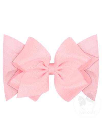 Grosgrain Bow on Jersey Band