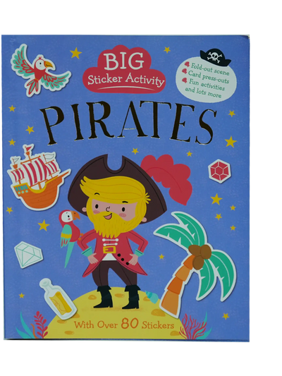 Big Sticker Activity Book - Pirates