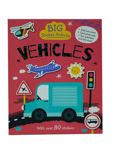 Big Sticker Activity Book - Vehicles