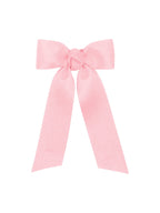 Tiny Grosgrain Bowtie with Knot Wrap and Streamer Tails