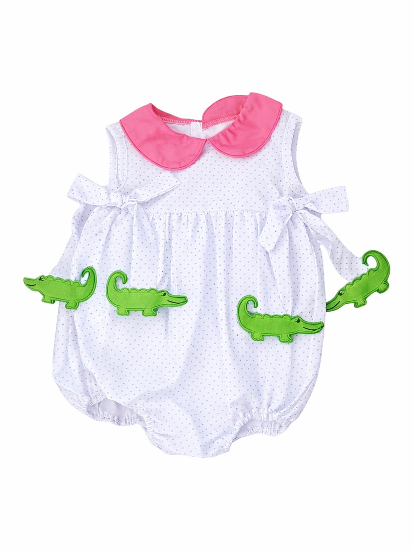 Alligator Side Tie Bubble