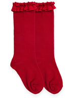 Ruffle Knee High Socks
