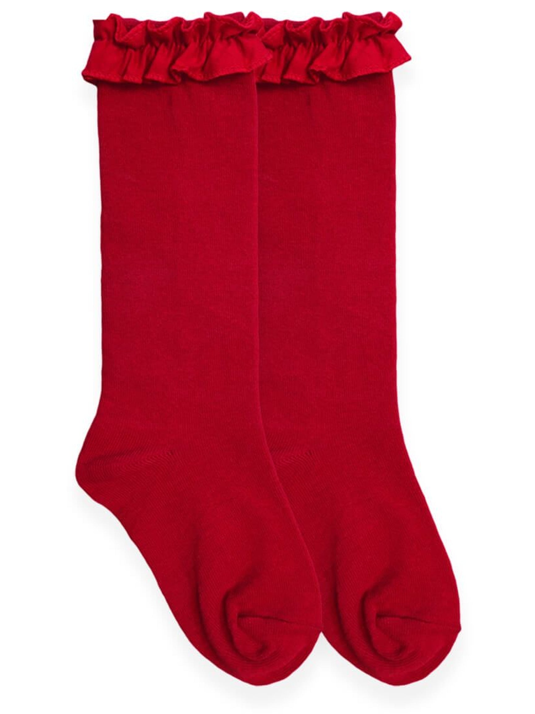 Ruffle Knee High Socks