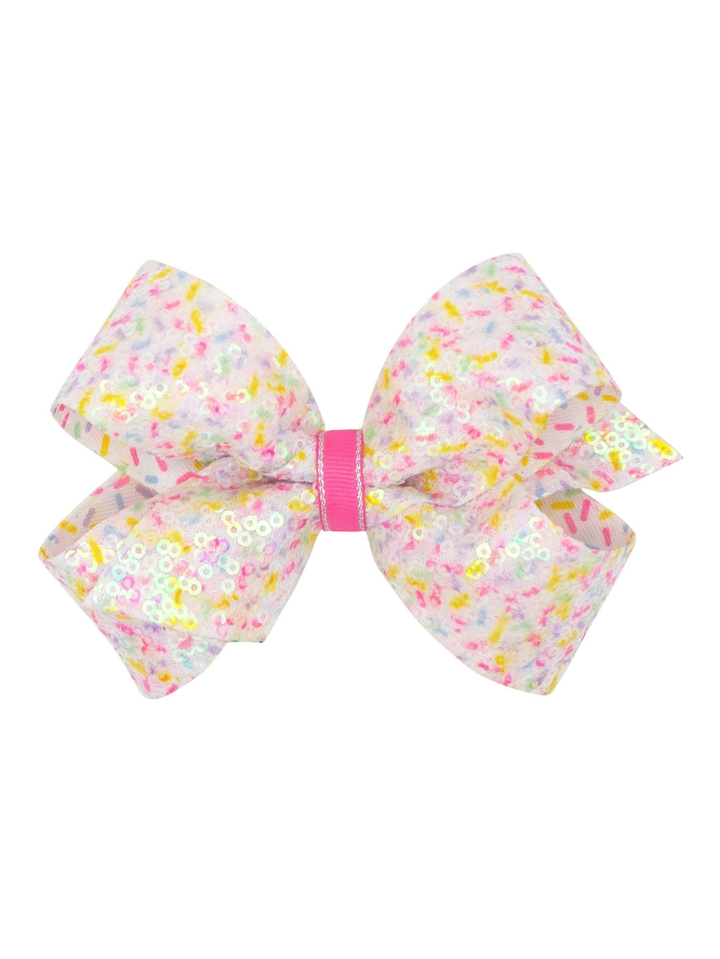 Sequined Birthday Print Bow - Posh Tots Children's Boutique