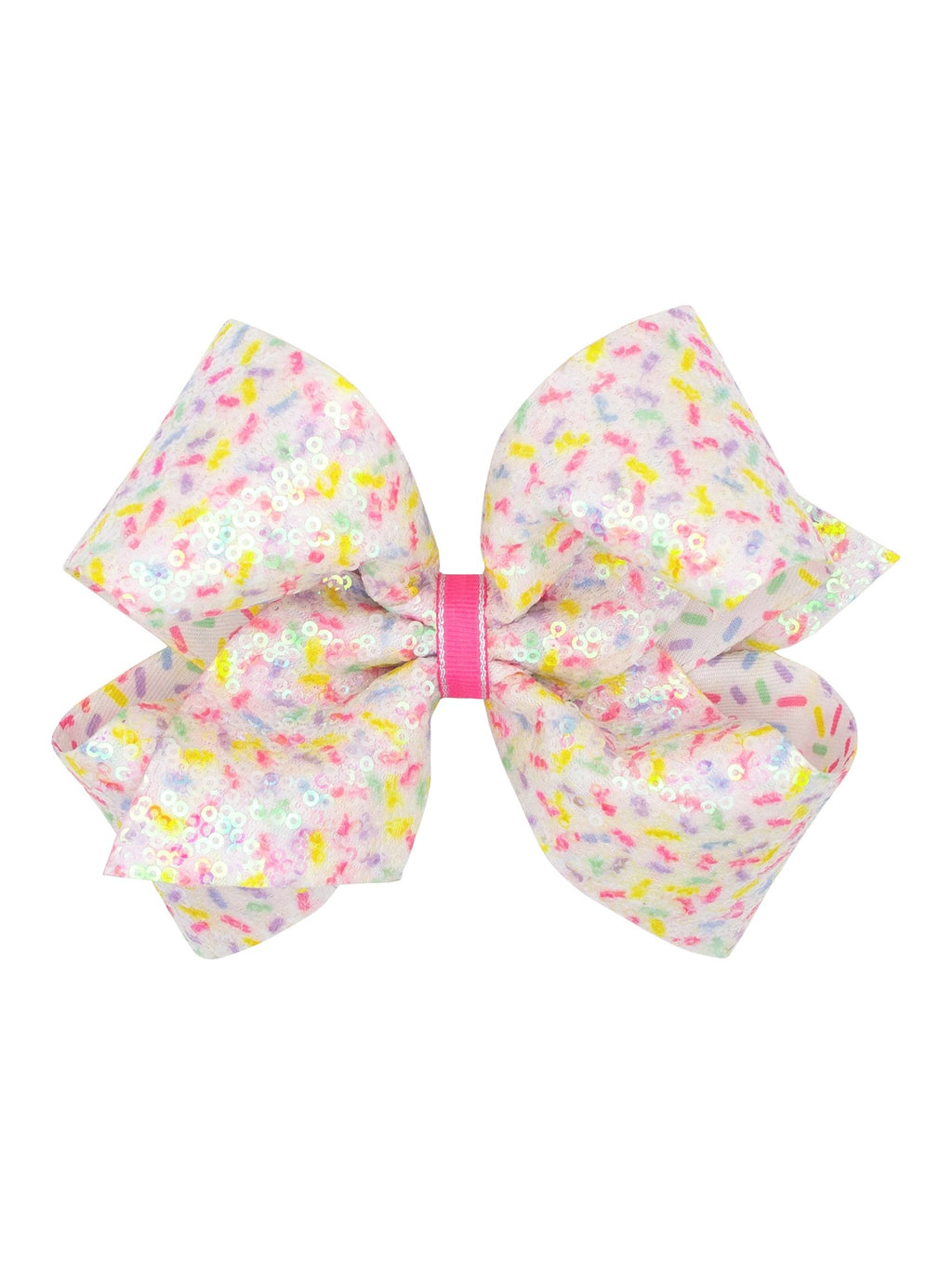 Sequined Birthday Print Bow - Posh Tots Children's Boutique