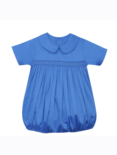 Haven Blue Smocked Bubble