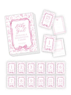 Handpainted Baby Toille Pattern Milestone Cards