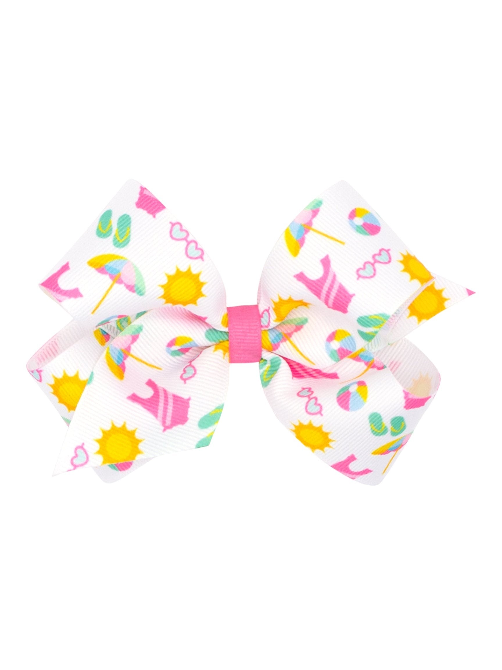 Summer Prints Grosgrain Bows - Posh Tots Children's Boutique