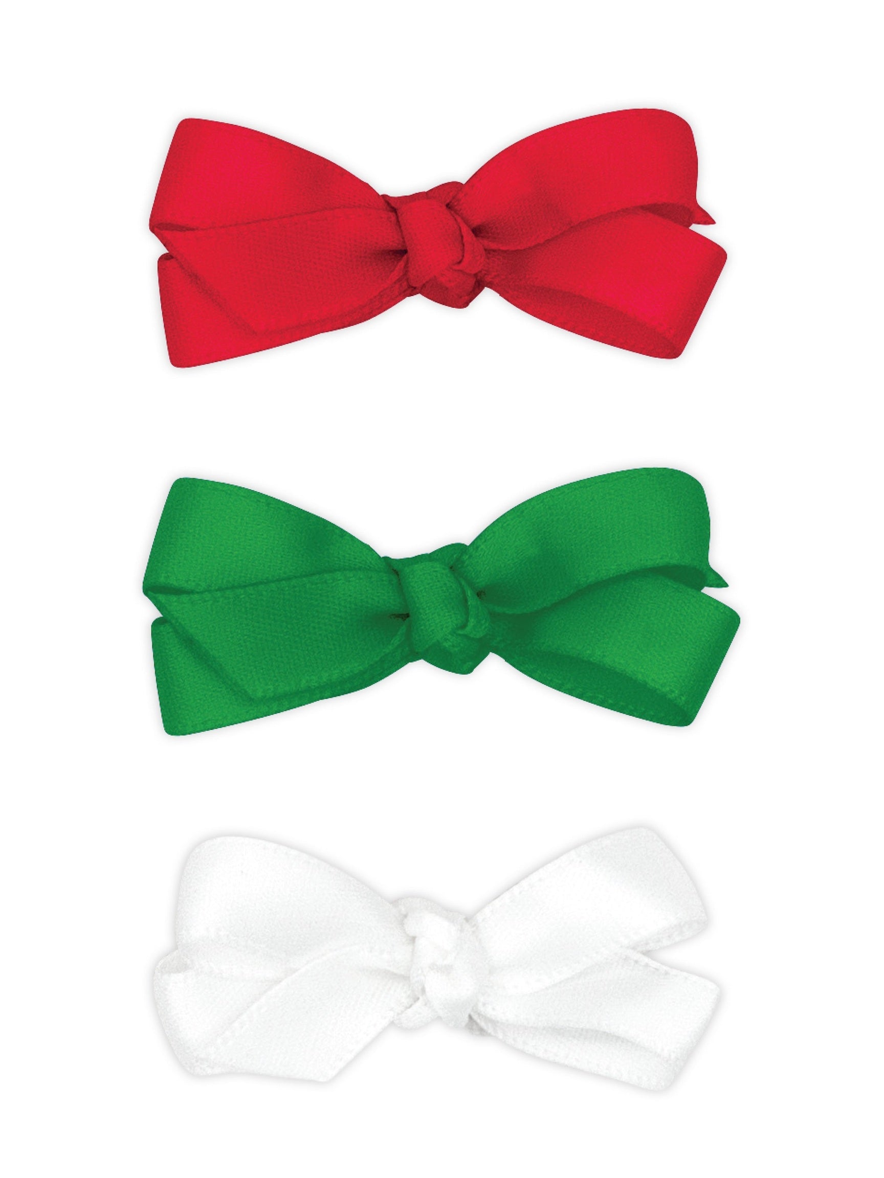 3-Pack Baby Satin Bows