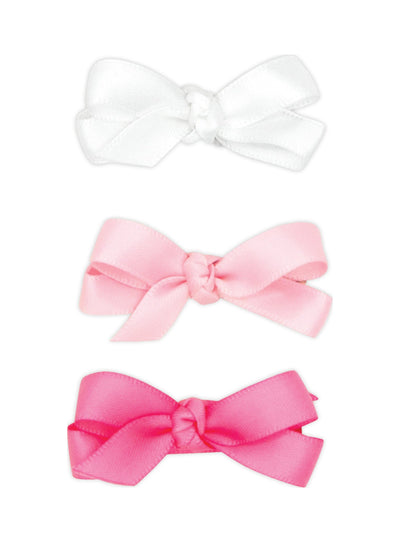 3-Pack Baby Satin Bows