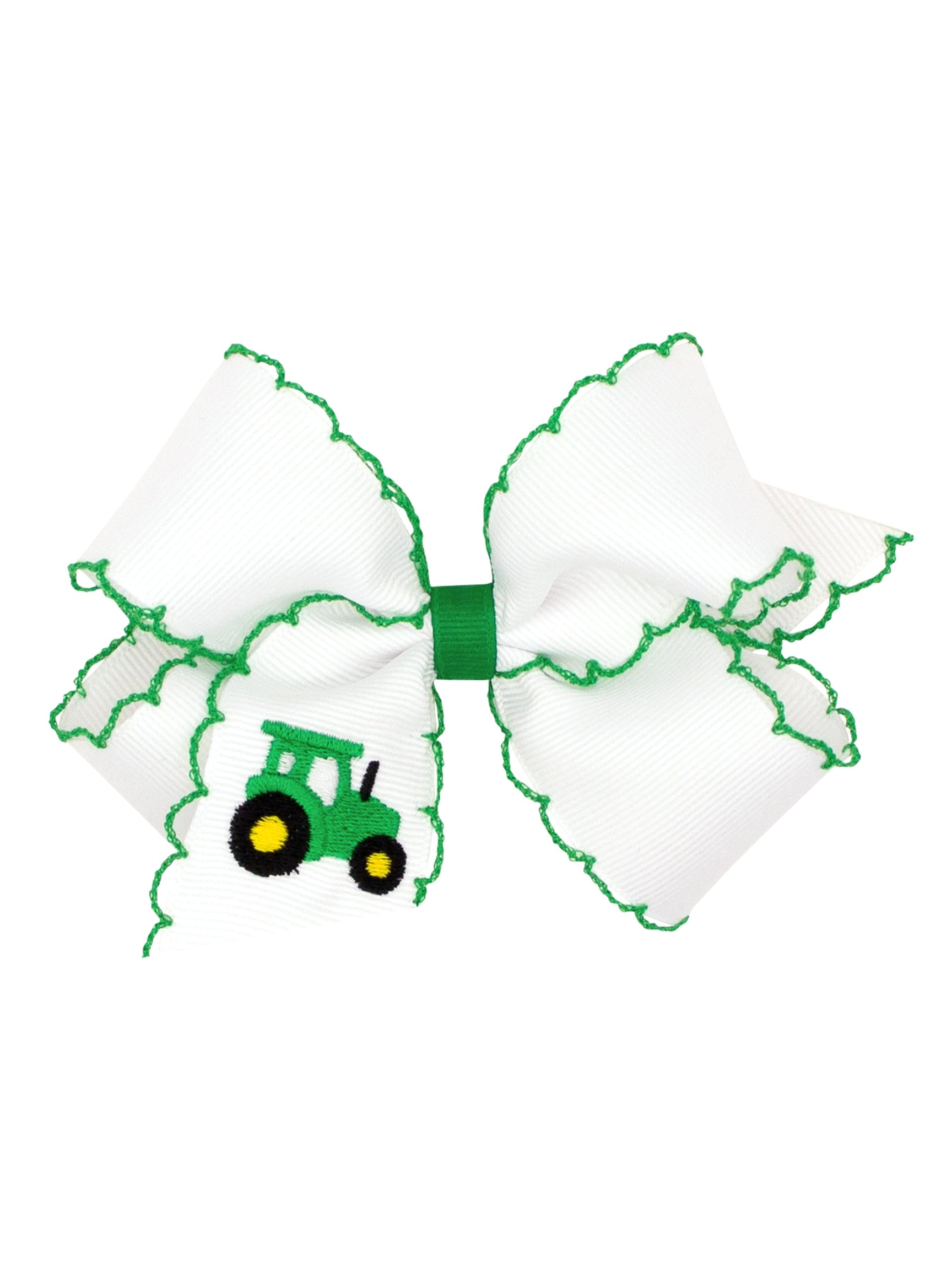 Moonstitch Embroidered Grosgrain Bow - Asst'd Designs