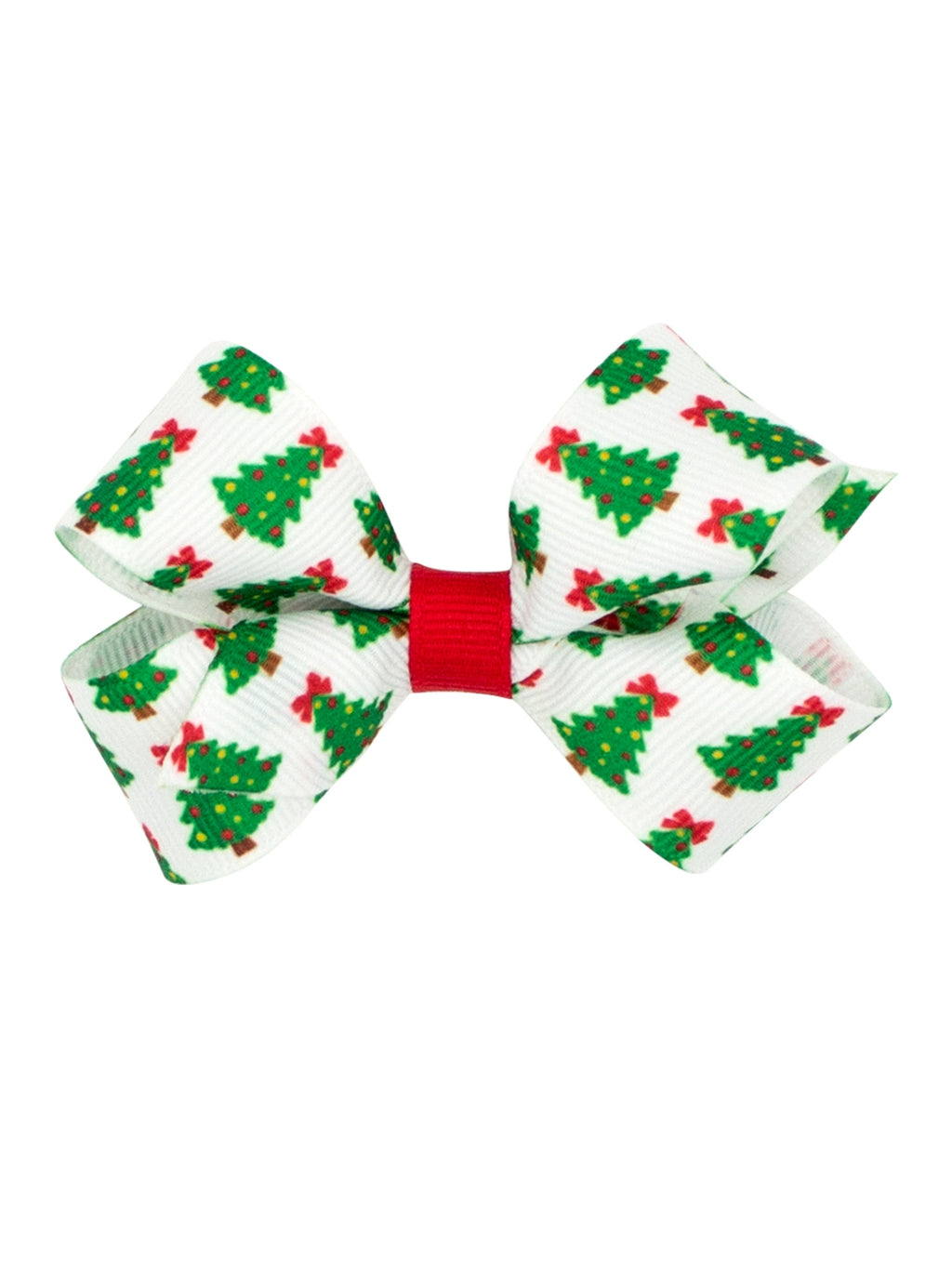 Grosgrain Print Hair Bows - Christmas