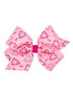 Grosgrain Print Hair Bows - Christmas