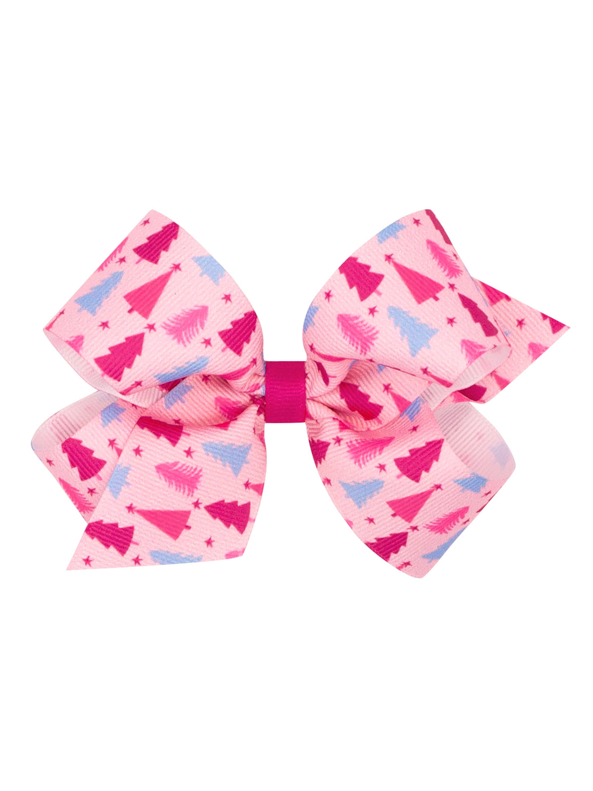 Grosgrain Print Hair Bows - Christmas