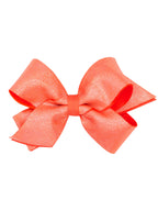 Mirror Dot and Grosgrain Overlay Hair Bow