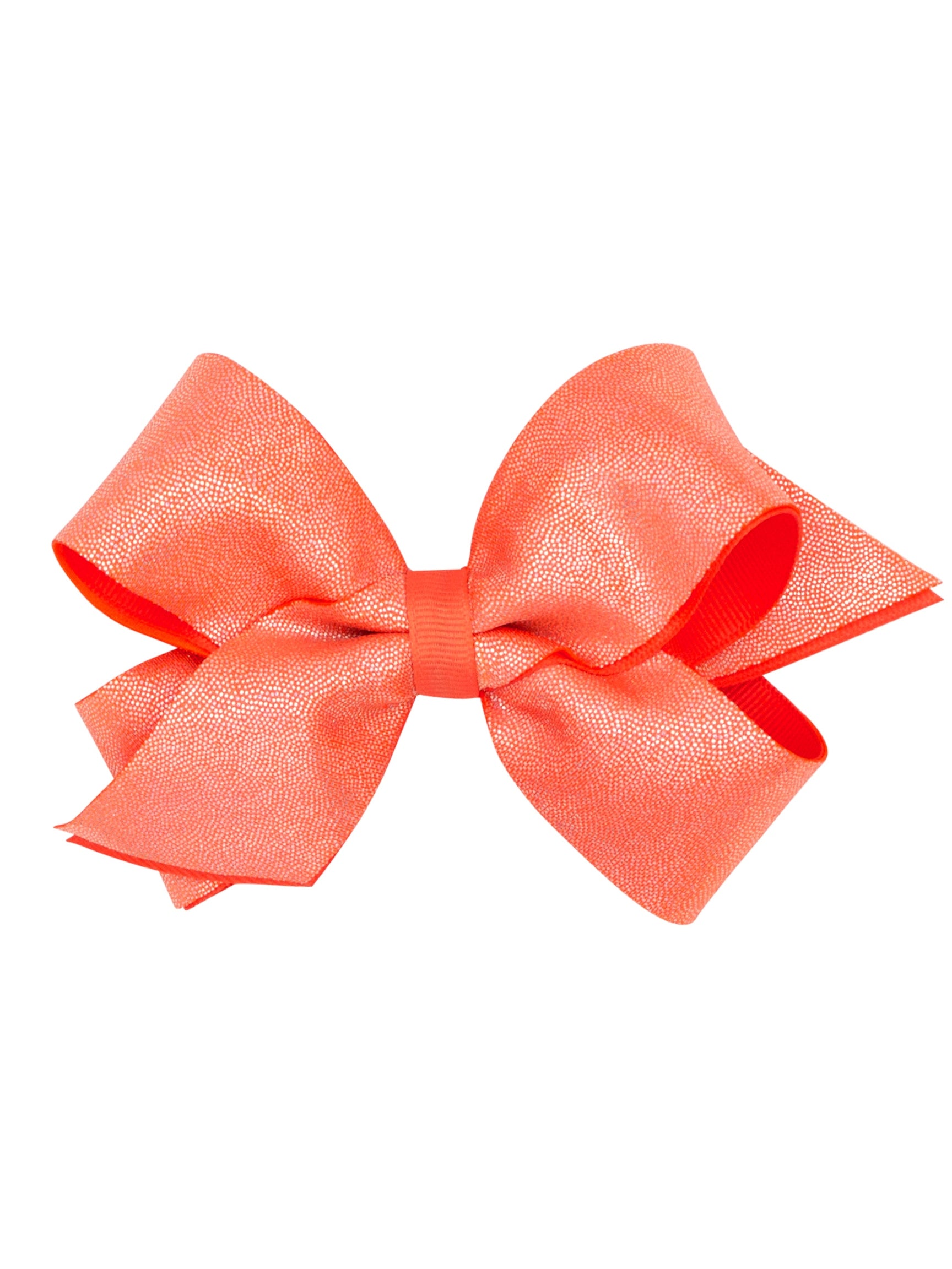 Mirror Dot and Grosgrain Overlay Hair Bow