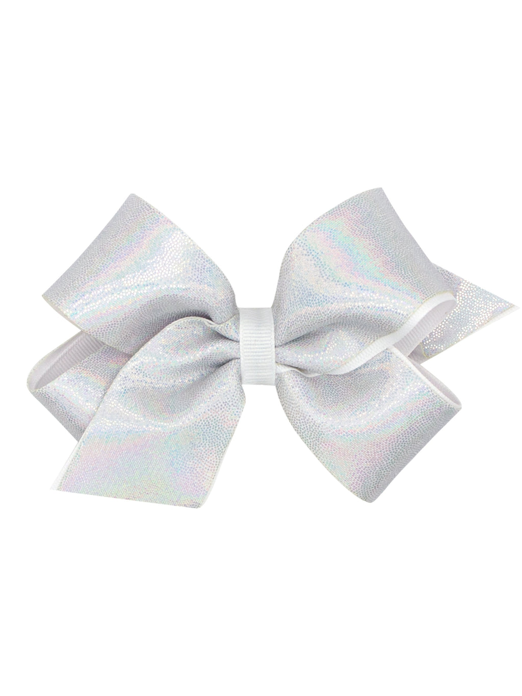 Mirror Dot and Grosgrain Overlay Hair Bow