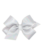 Mirror Dot and Grosgrain Overlay Hair Bow