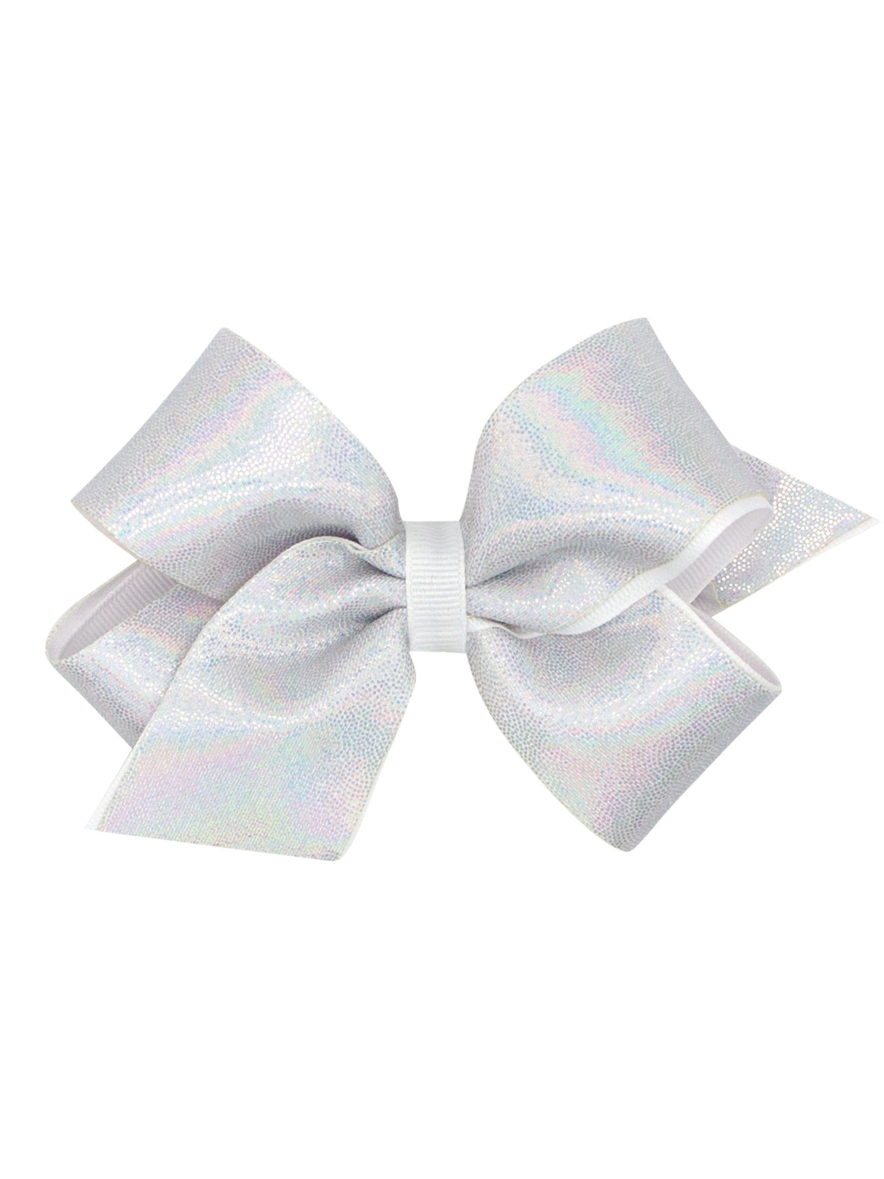 Mirror Dot and Grosgrain Overlay Hair Bow
